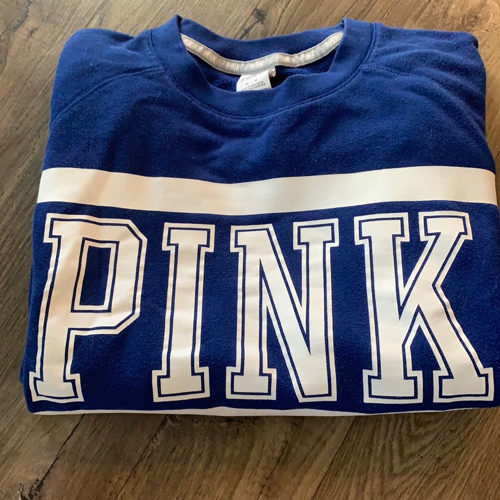 Pink Blue Sweatshirt